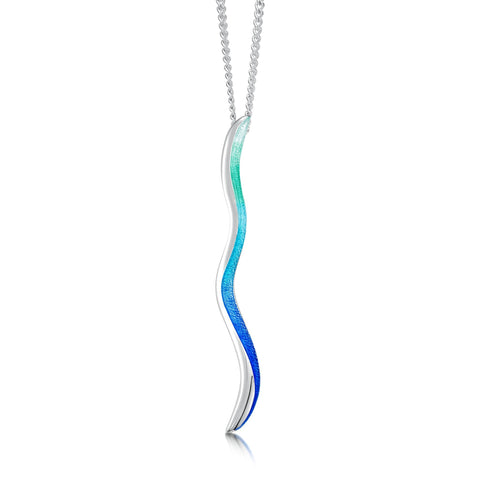 Atlantic Swell 1-frond Pendant Necklace by Sheila Fleet Jewellery