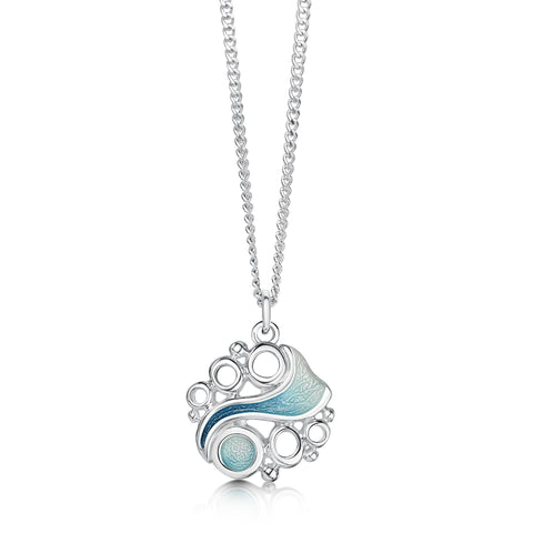 Arctic Stream Small Pendant in Sterling Silver