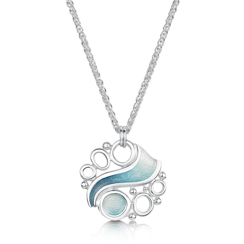 Arctic Stream Pendant in Sterling Silver