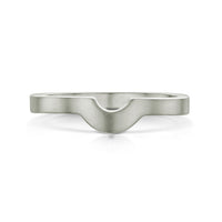 Arch Wedding Band in Platinum (to match DR181) by Sheila Fleet Jewellery